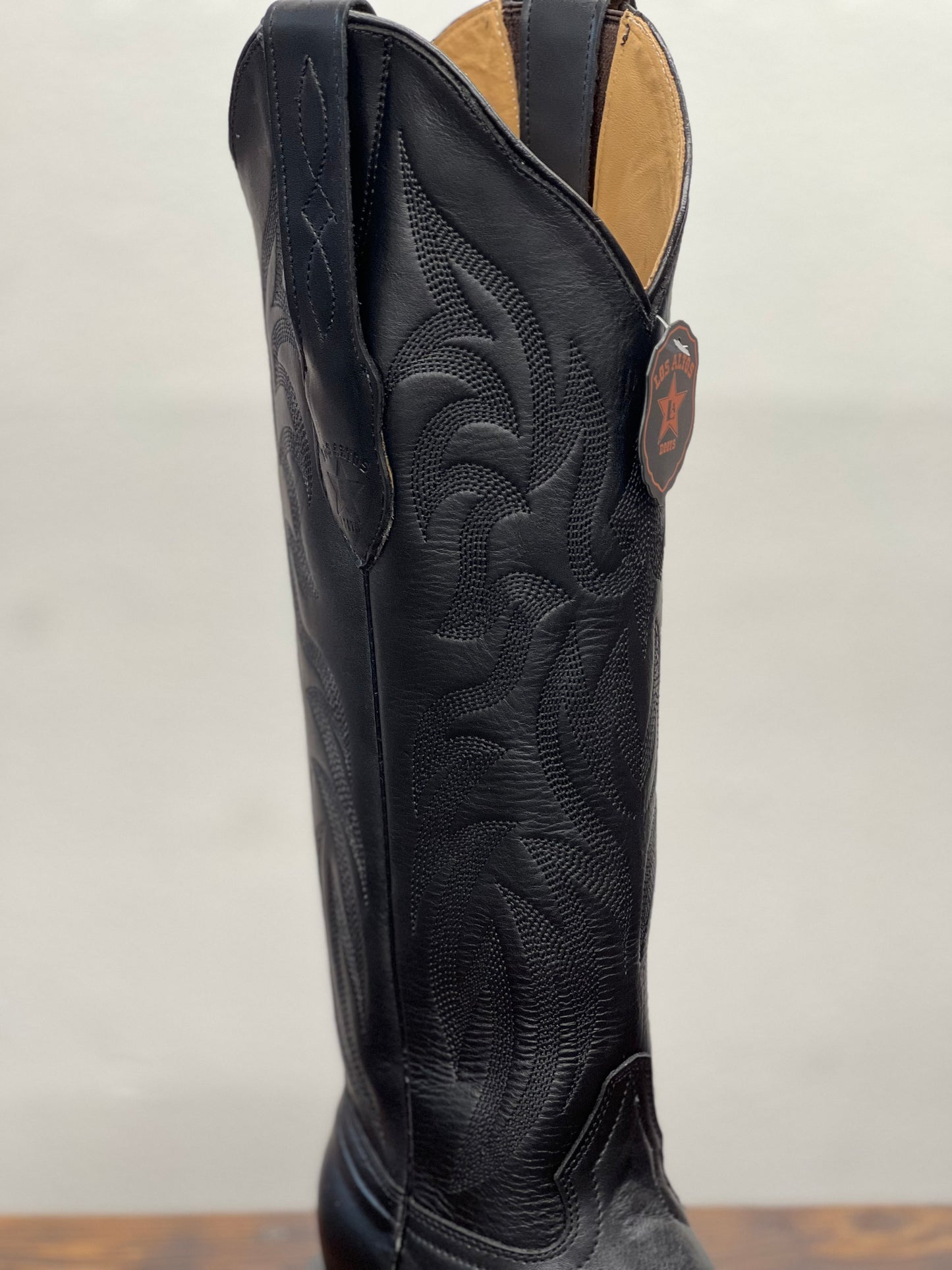 LOS ALTOS WOMENS TALL VERGIL BLACK BOOTS