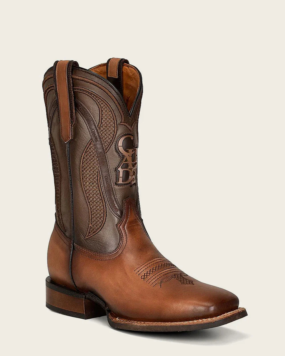 Cuadra Engraved Honey Rodeo Cowboy Boots