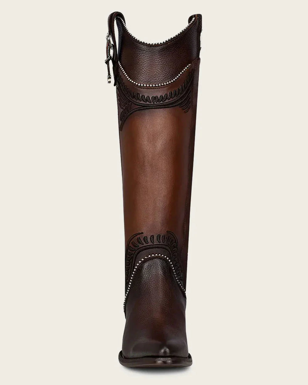 CUADRA HONEY EMBROIDERED KNEE HIGH BOOTS