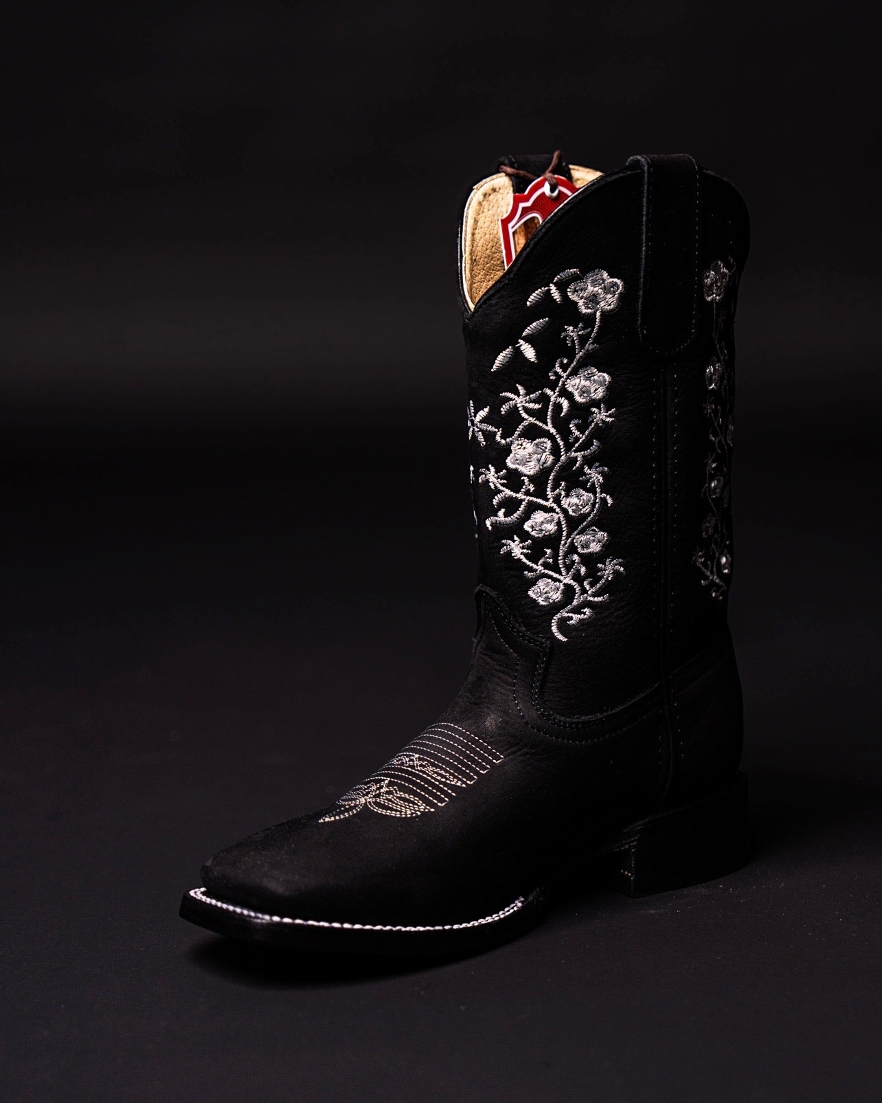 POTRILLO BLACK FLOWERS 416