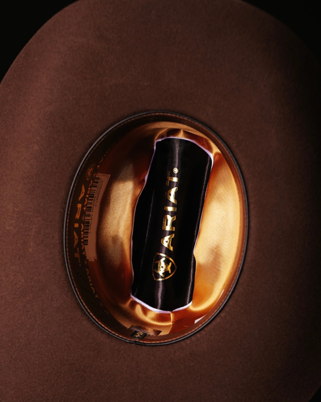 ARIAT BROWN 2X FELT HAT