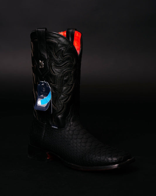 ROCK’EM PYTHON MATTE BLACK RED BOTTOM
