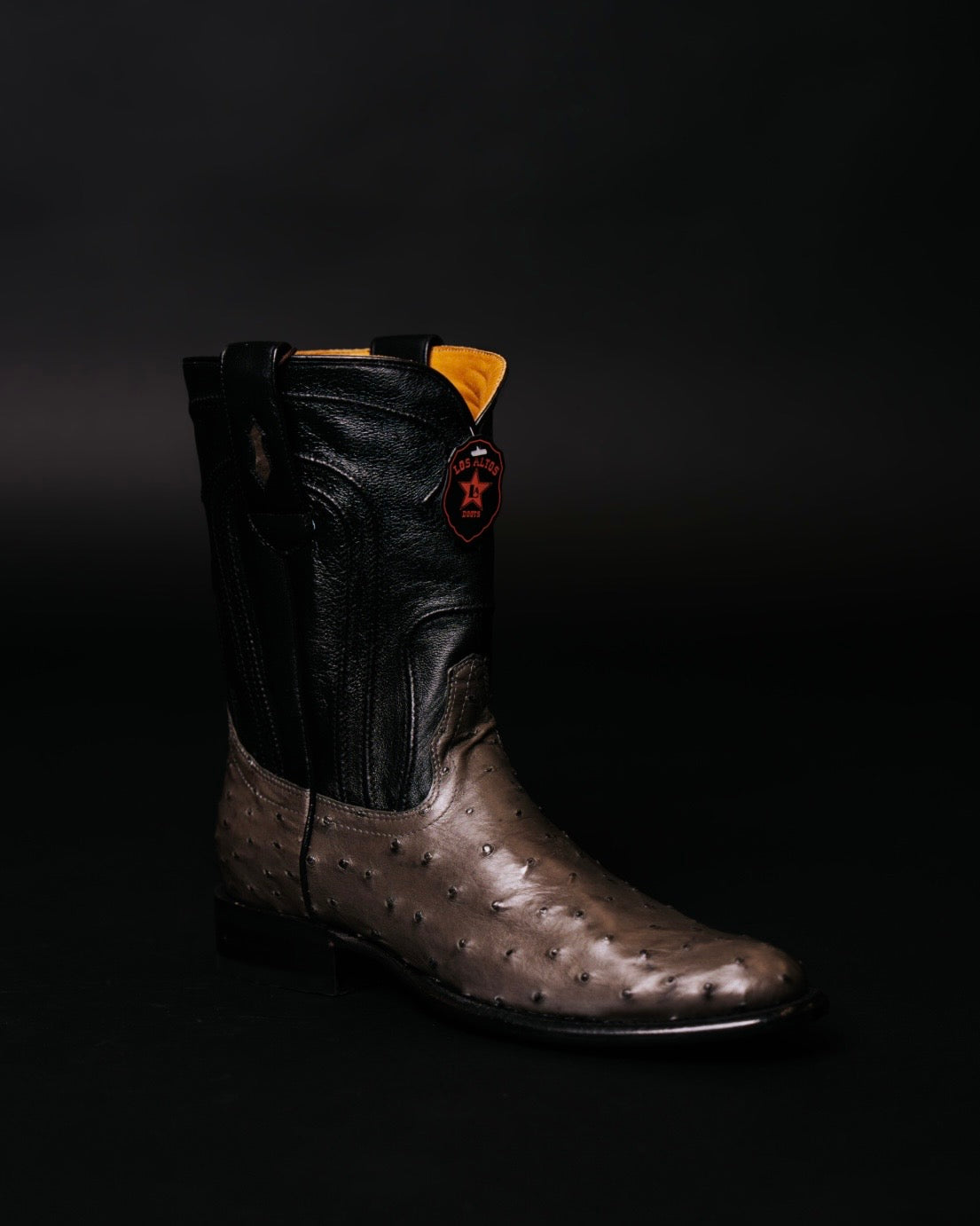 LOS ALTOS ROPER AVESTRUZ GRAY