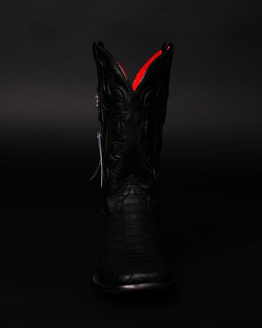 ROCK’EM PYTHON MATTE BLACK RED BOTTOM