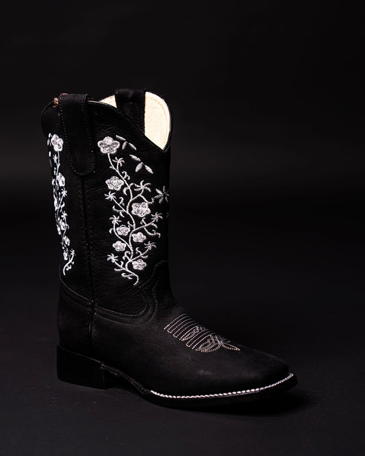 POTRILLO BLACK FLOWERS 416