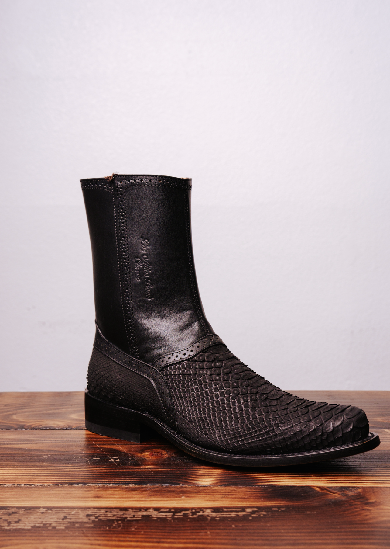 LOS ALTOS ZIPPER MENS MILAN PYTHON BOOTS