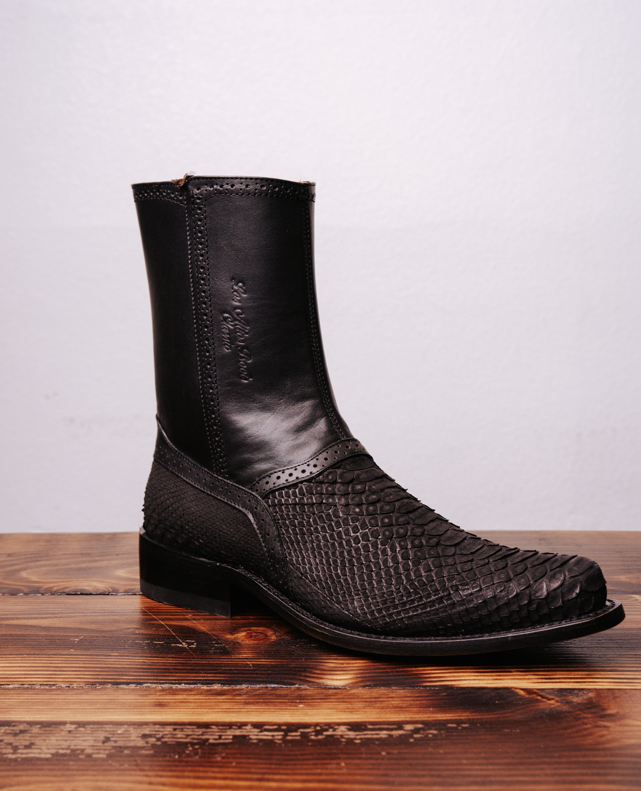 LOS ALTOS ZIPPER MENS MILAN PYTHON BOOTS