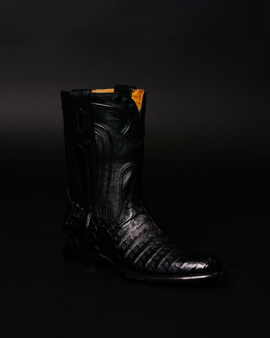 LOS ALTOS ROPER CAIMAN BELLY BLACK