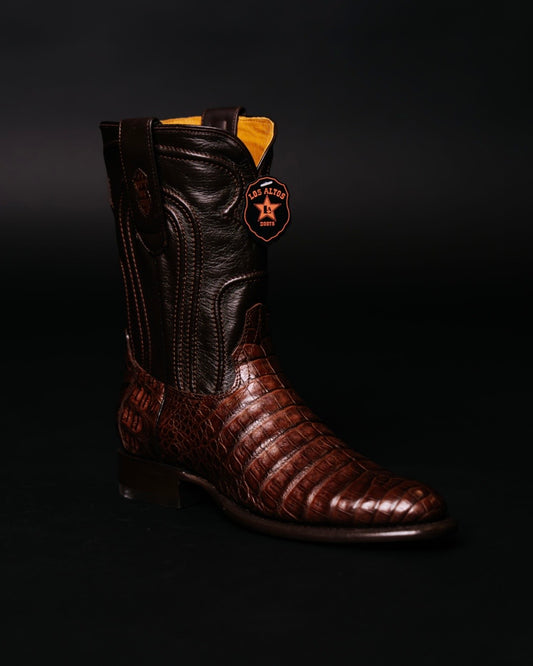 LOS ALTOS ROPER CAIMAN BELLY BROWN