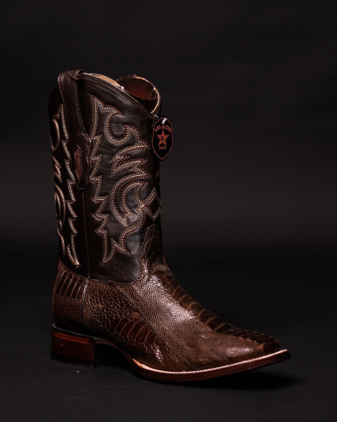 LOS ALTOS OSTRICH LEG BROWN