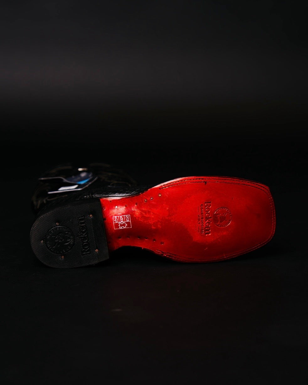 ROCK’EM PYTHON MATTE BLACK RED BOTTOM
