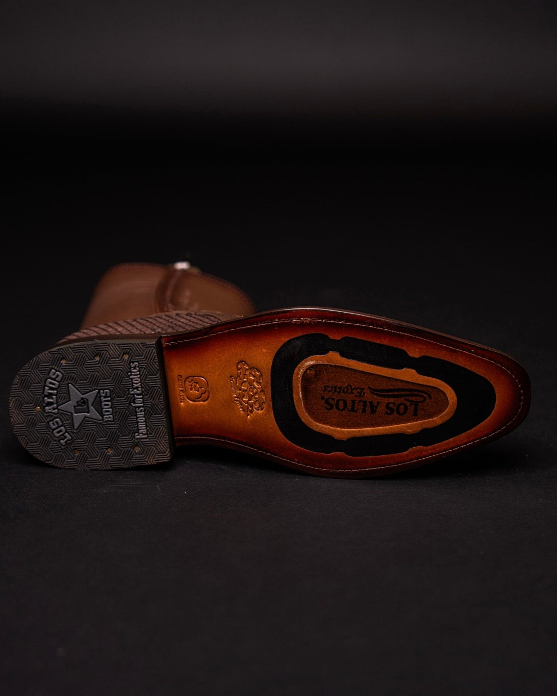 LOS ALTOS PYTHON BROWN MILAN ROUND TOE