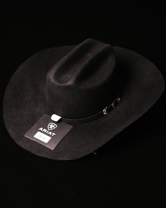 ARIAT 2X BLACK FELT HAT