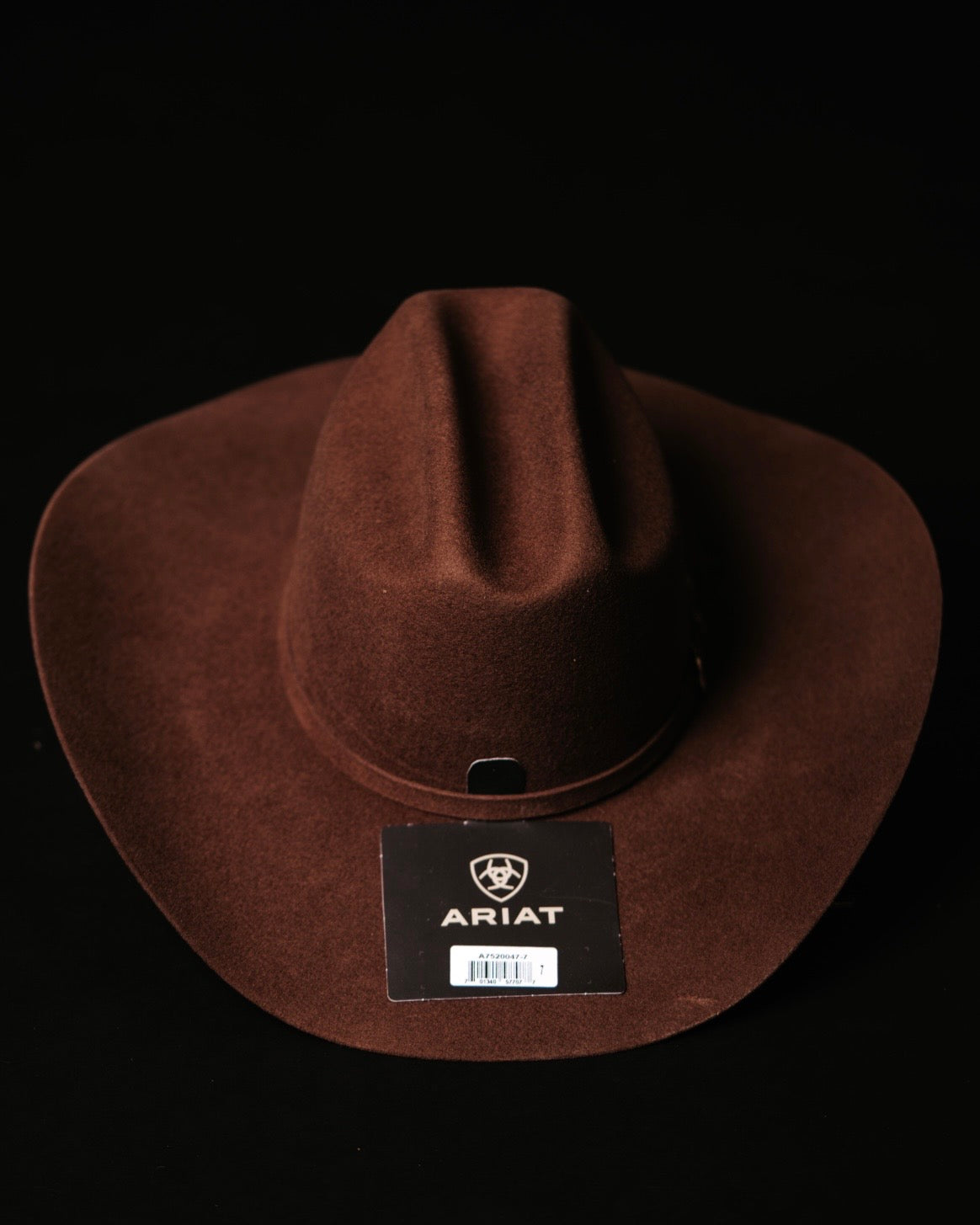 ARIAT BROWN 2X FELT HAT