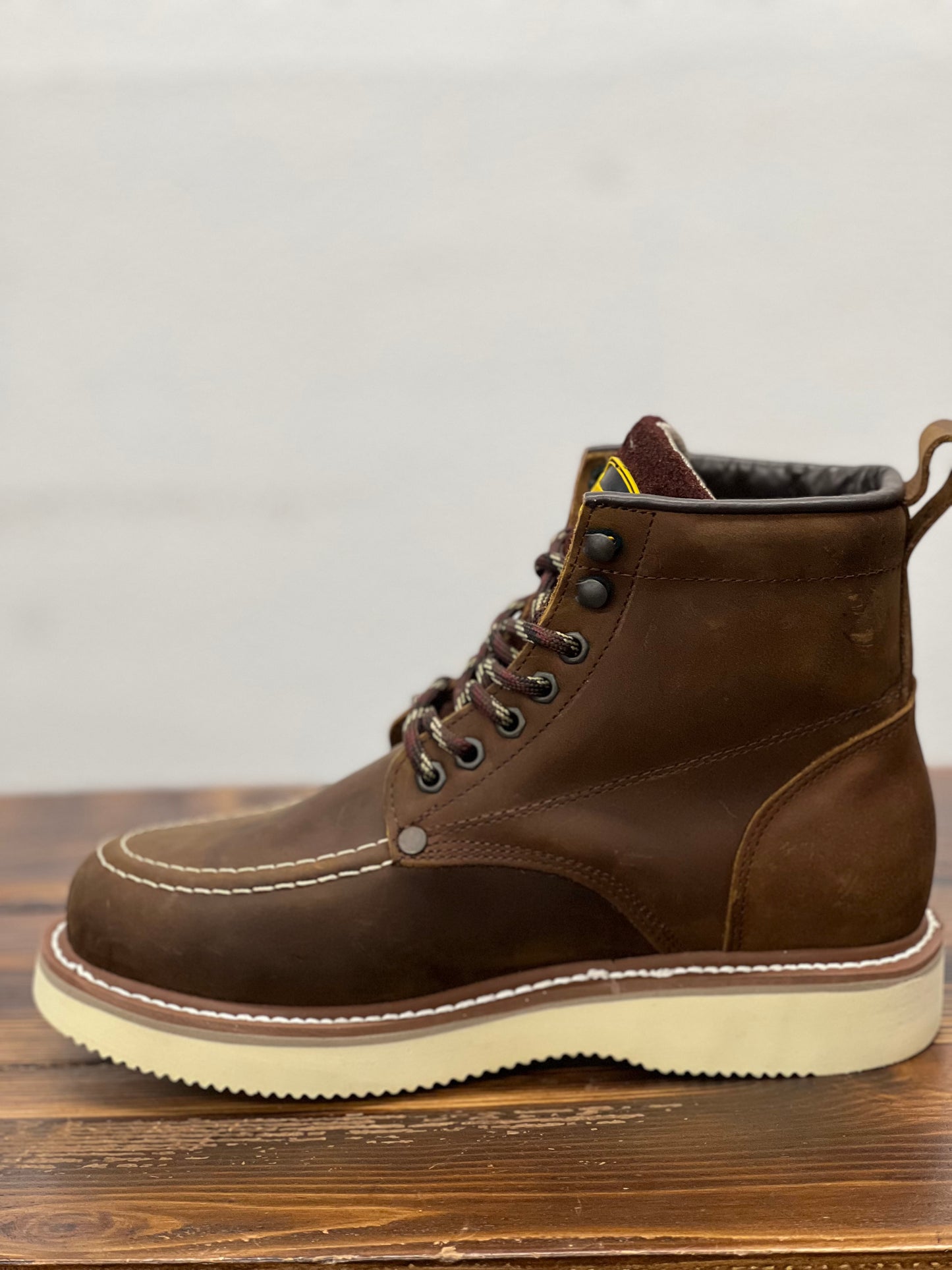 POTRILLO MENS MOC-TOE LIGHT BROWN 2015