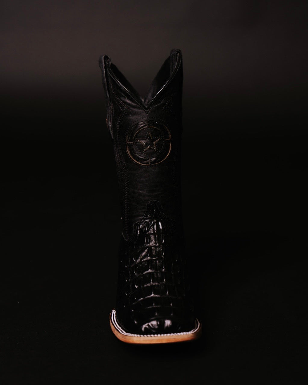 HOMETOWN ALIGATOR SHOULDER BLACK