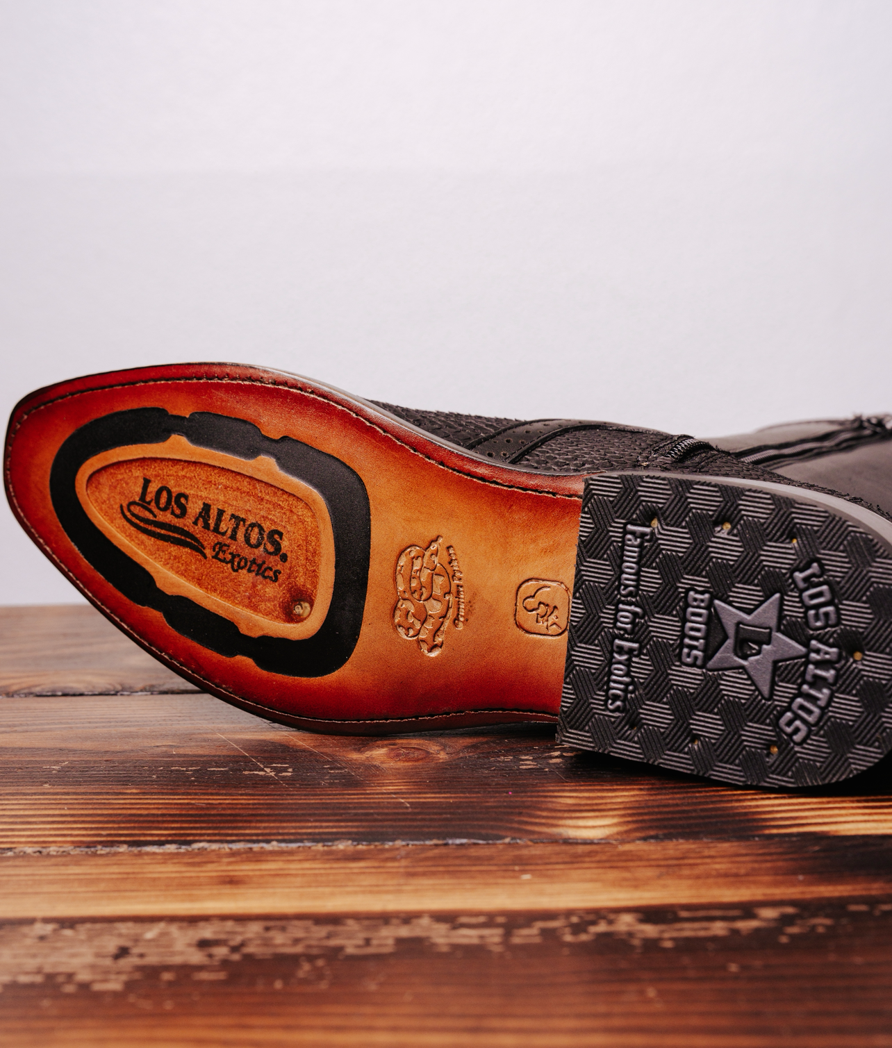 LOS ALTOS ZIPPER MENS MILAN PYTHON BOOTS