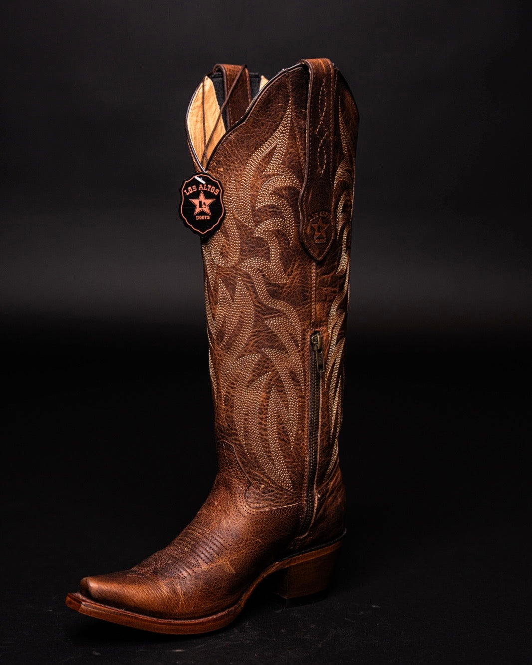 LOS ALTOS TALL WALNUT SNIP TOE
