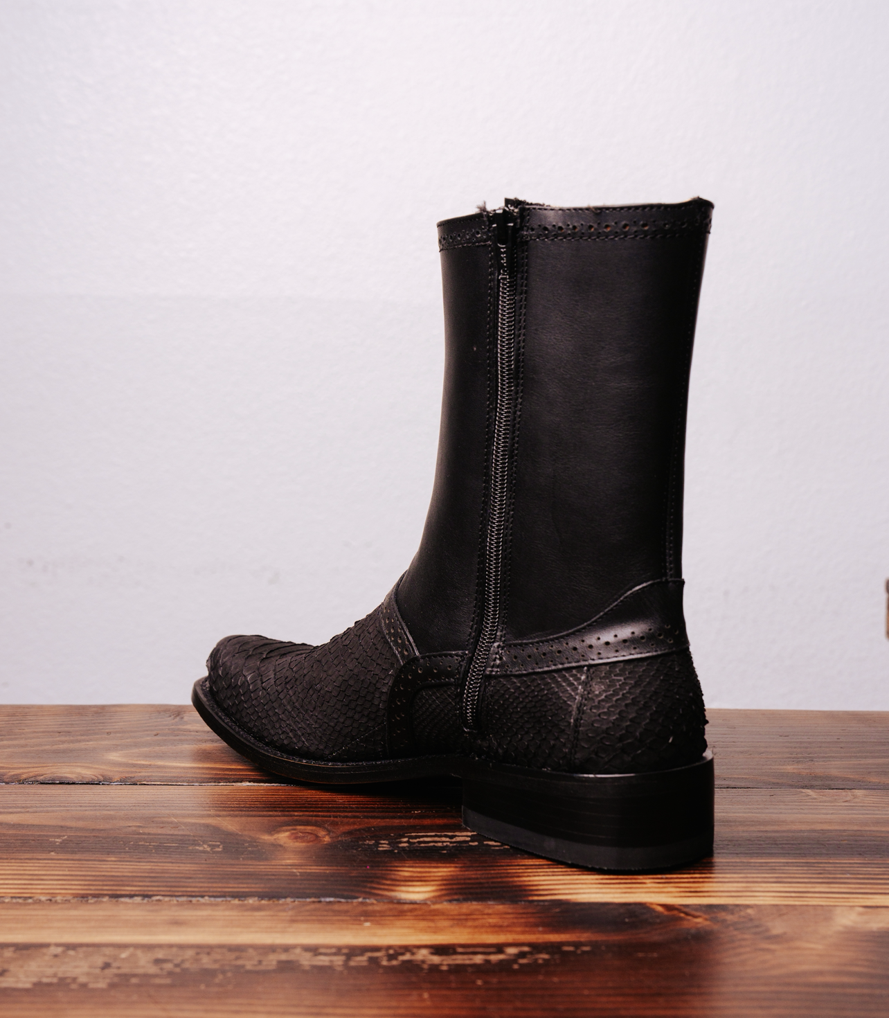 LOS ALTOS ZIPPER MENS MILAN PYTHON BOOTS