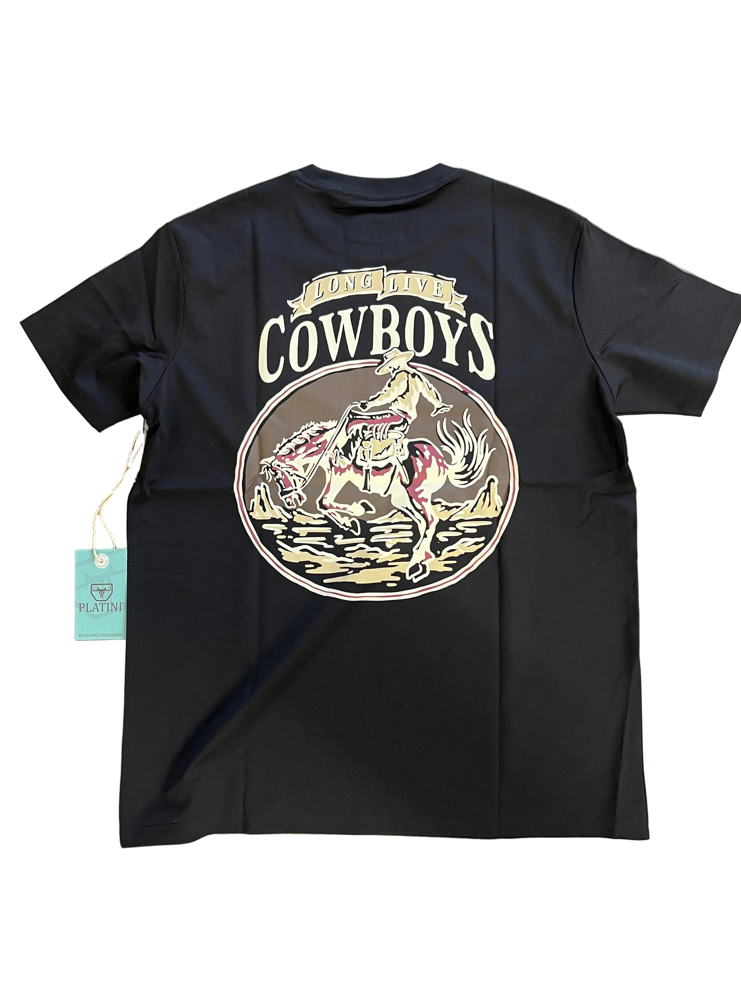 PLATINI GRAPHIC T SHIRT (LONG LIVE COWBOYS)