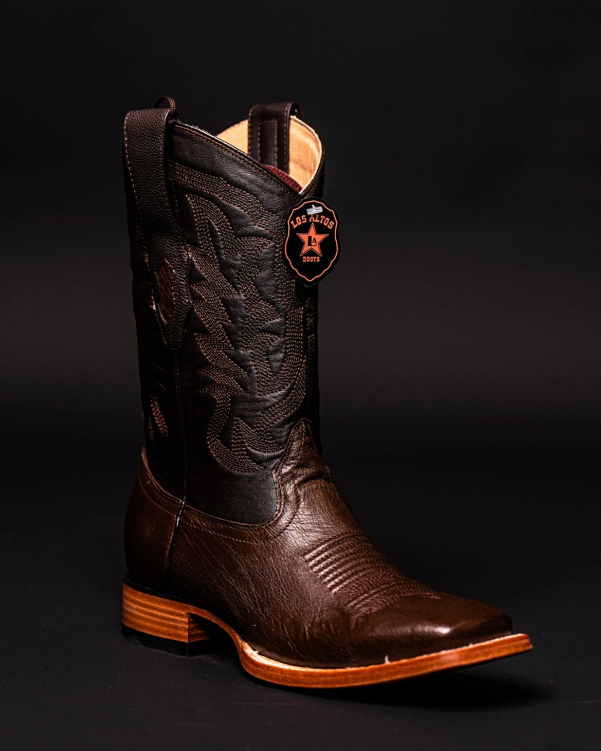 LOS ALTOS SMOOTH OSTRICH BROWN