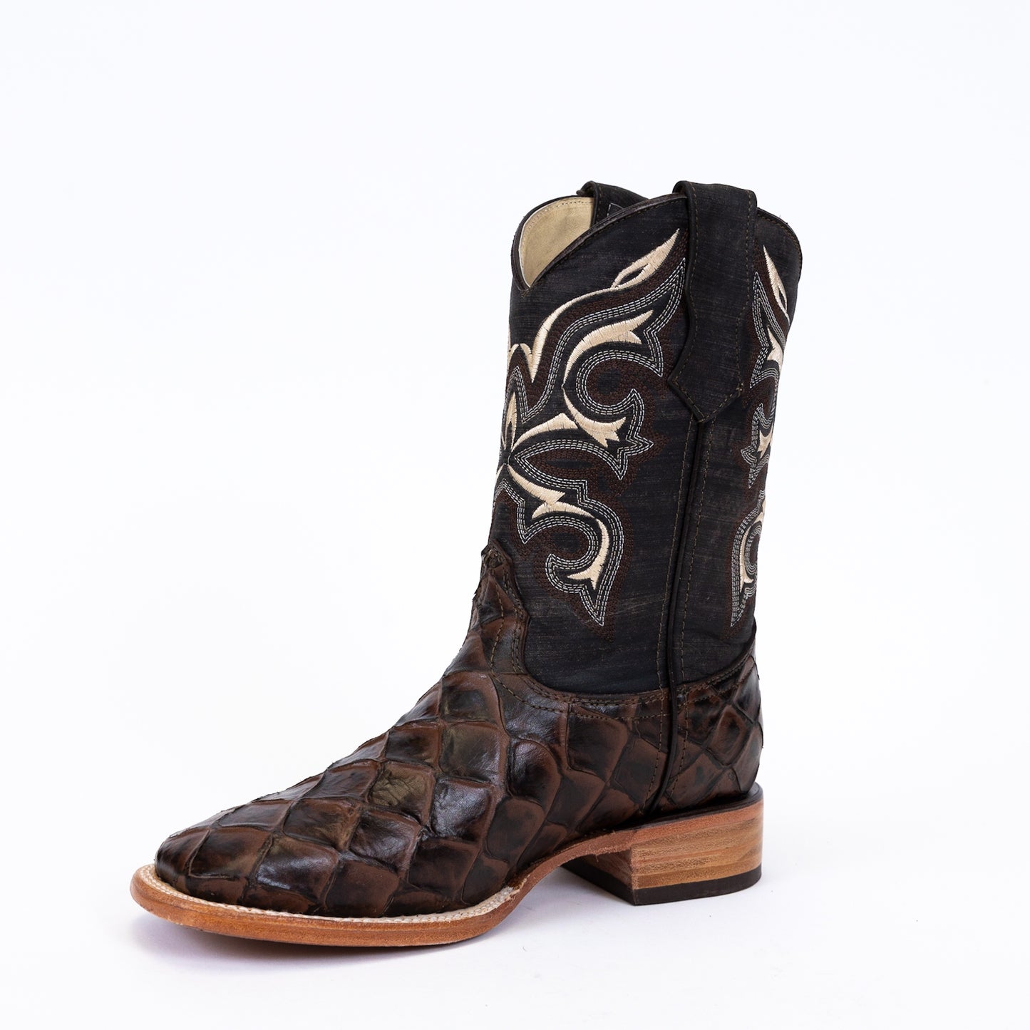 Potrillo Salvaje Men’s Western Boots - Pescado