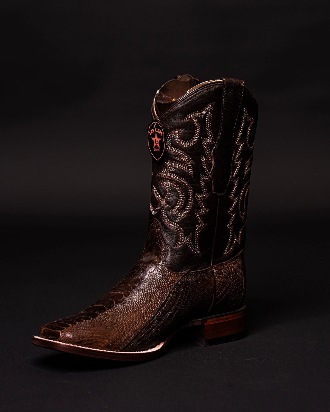 LOS ALTOS OSTRICH LEG BROWN