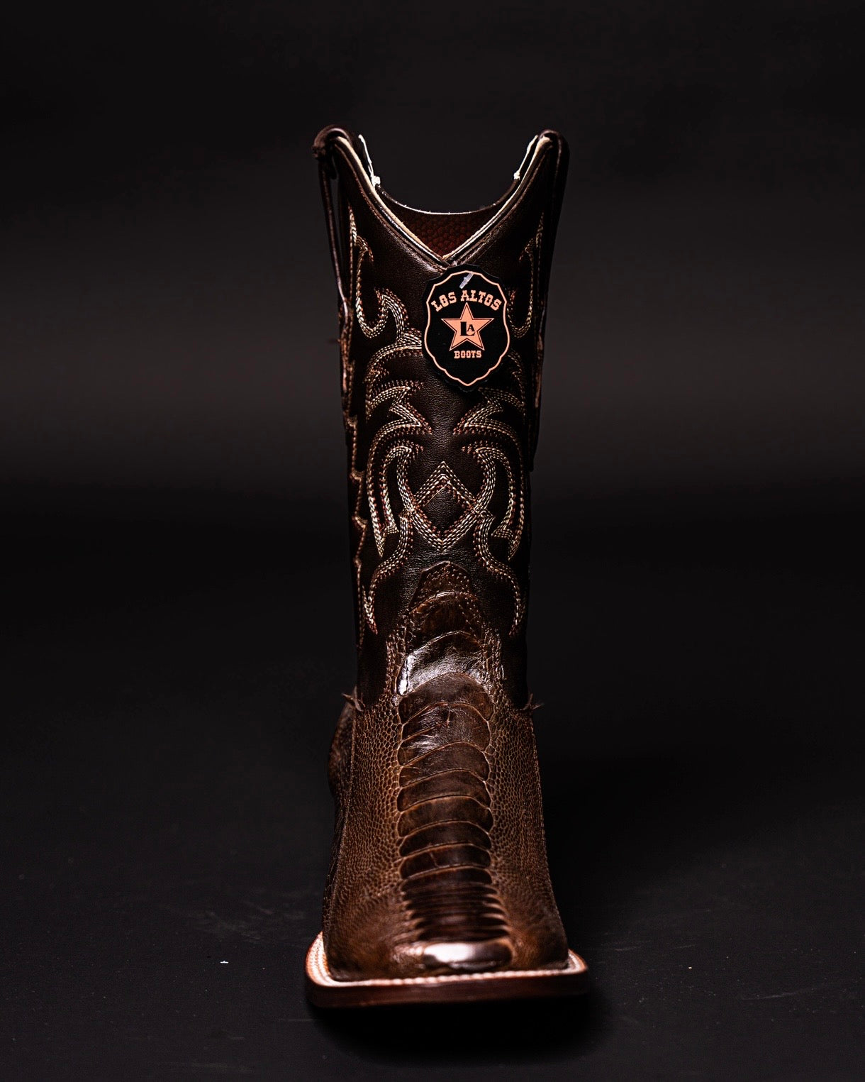 LOS ALTOS OSTRICH LEG BROWN
