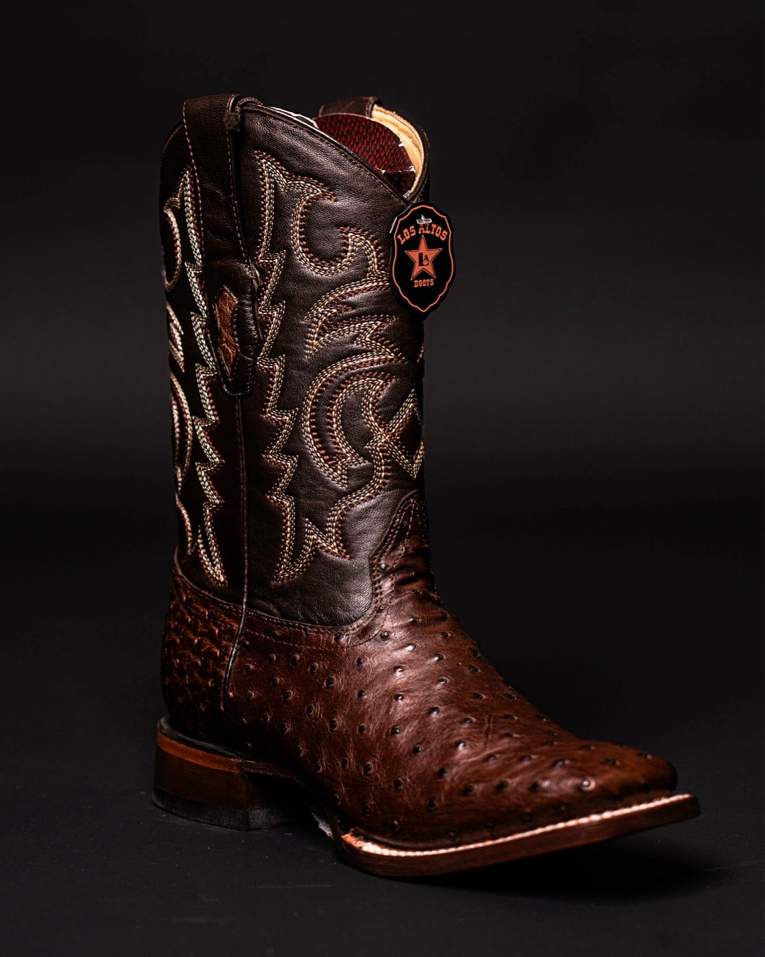 LOS ALTOS OSTRICH BROWN