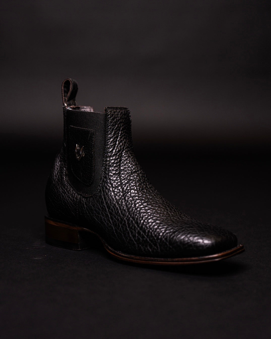 VESTIGIUM BOTIN BISON BLACK SQUARE TOE