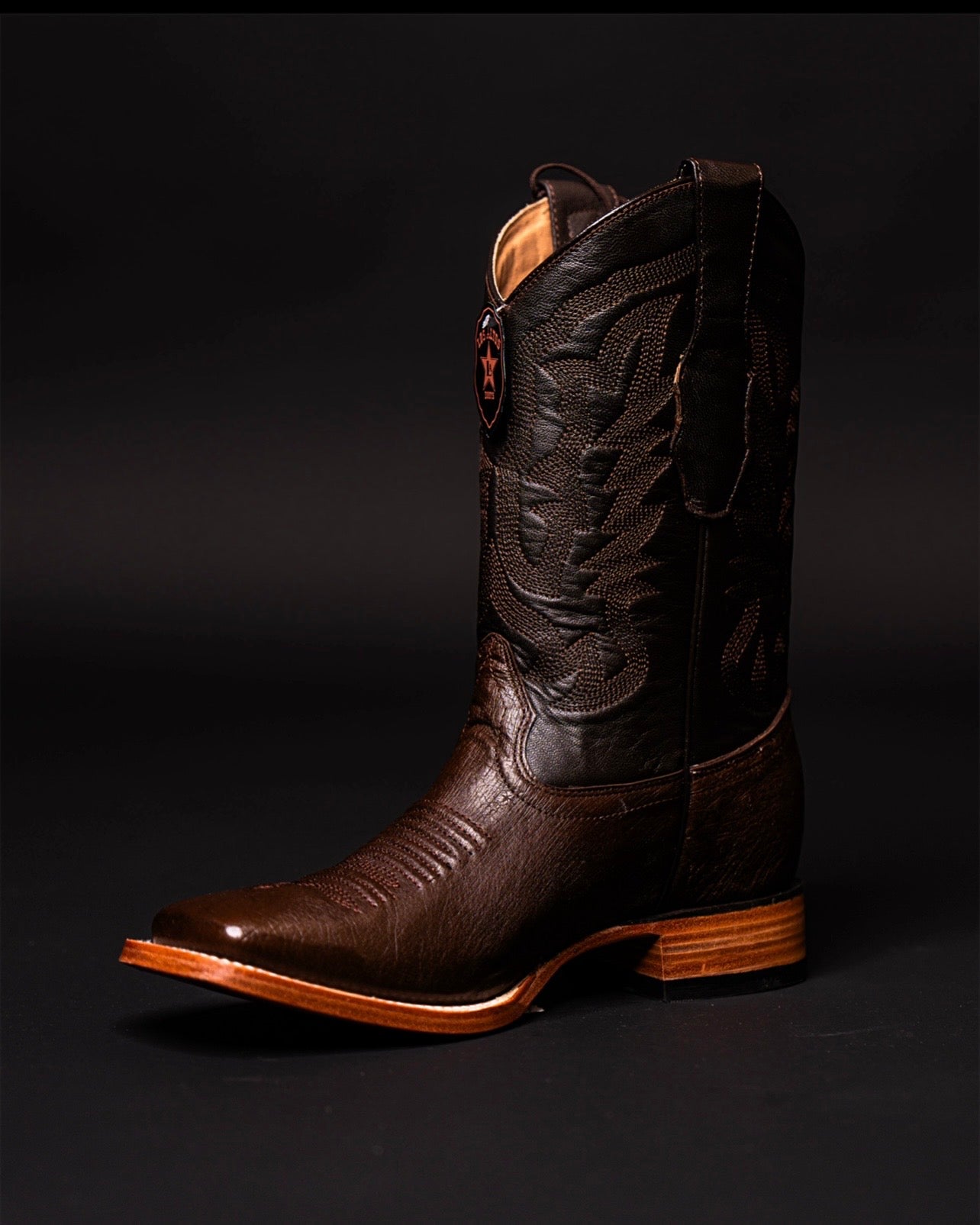 LOS ALTOS SMOOTH OSTRICH BROWN