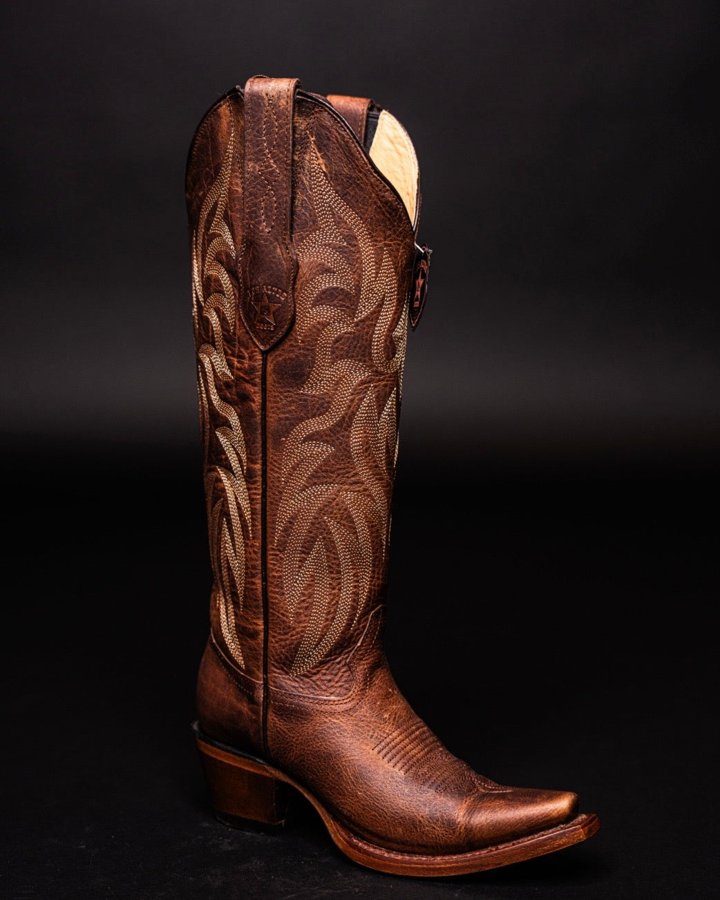 LOS ALTOS TALL WALNUT SNIP TOE