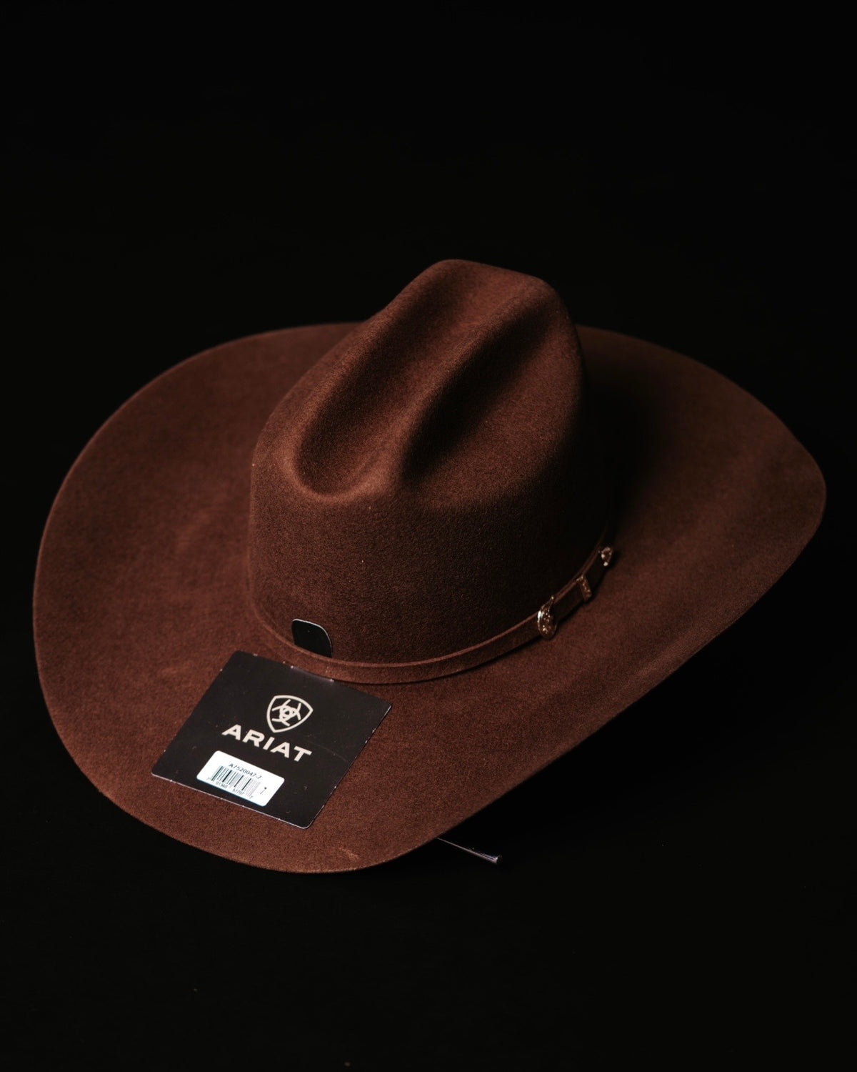 ARIAT BROWN 2X FELT HAT