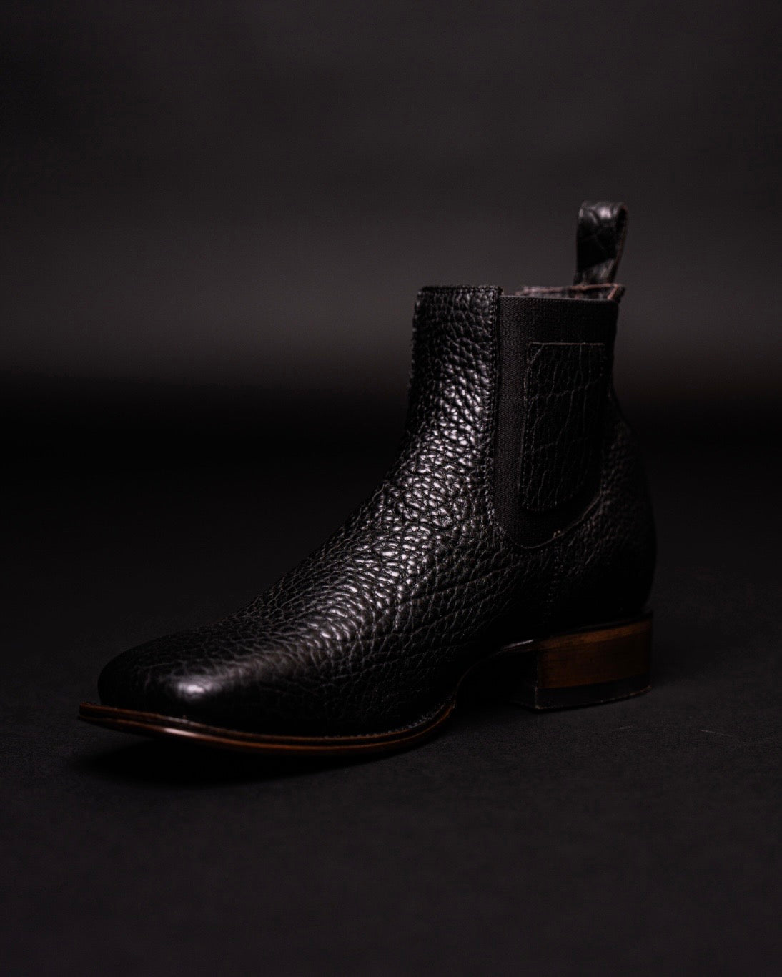 VESTIGIUM BOTIN BISON BLACK SQUARE TOE
