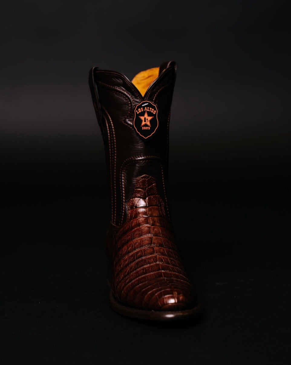 LOS ALTOS ROPER CAIMAN BELLY BROWN