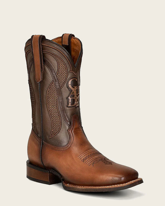 Cuadra Engraved Honey Rodeo Cowboy Boots