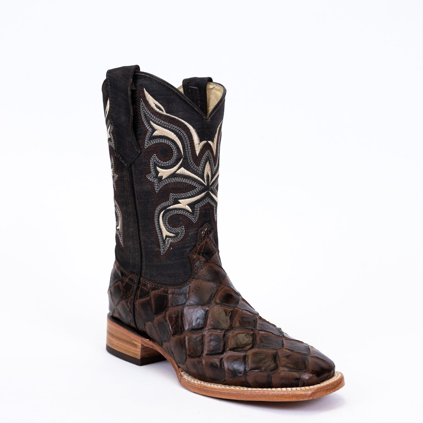 Potrillo Salvaje Men’s Western Boots - Pescado