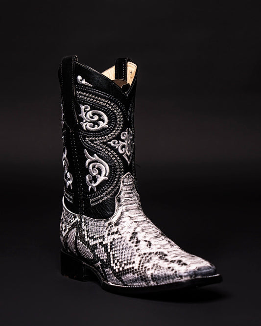 POTRILLO PYTHON NATURAL 911 SQUARE TOE